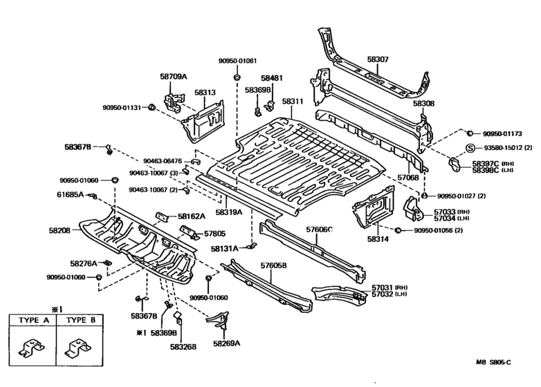 Floor Pan & Lower Back Panel