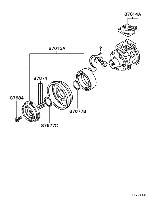 A/c condenser, piping