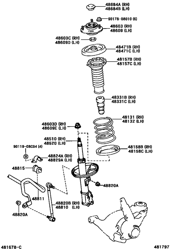 Front Spring & Shock Absorber