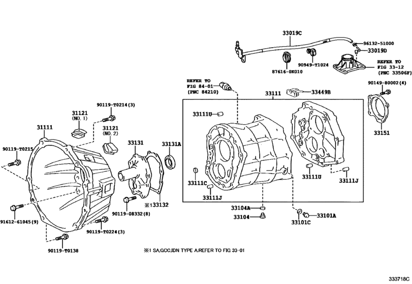 Clutch Housing & Transmission Case (Mtm)