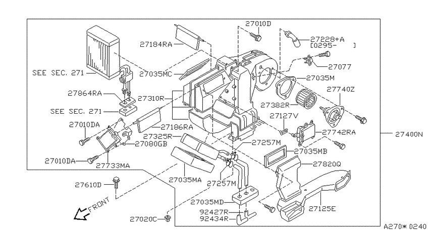 Heater & blower unit