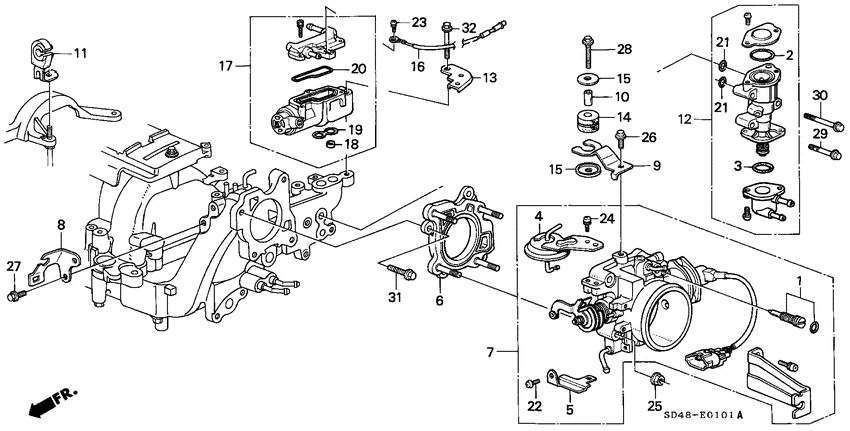 Throttle body
