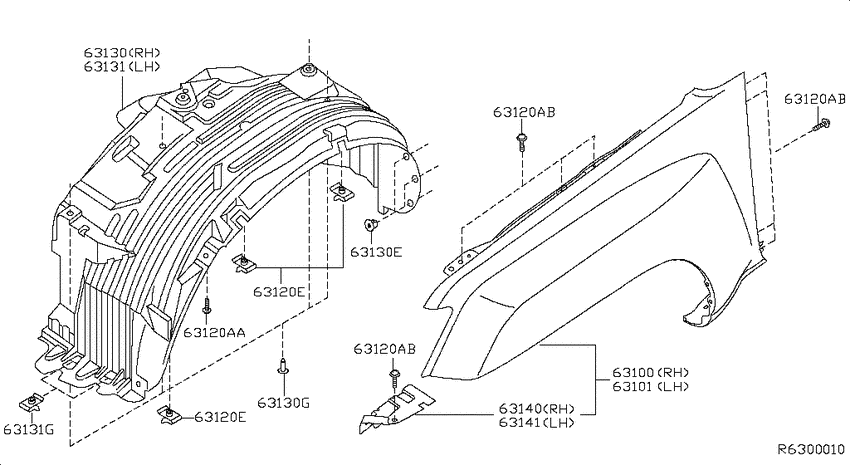 Front fender & fitting