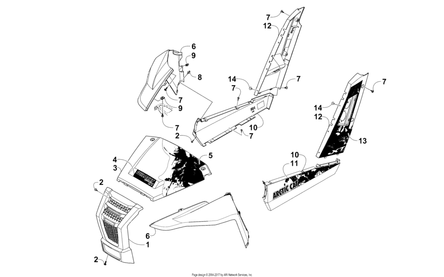 Front And Side Panel Assemblies