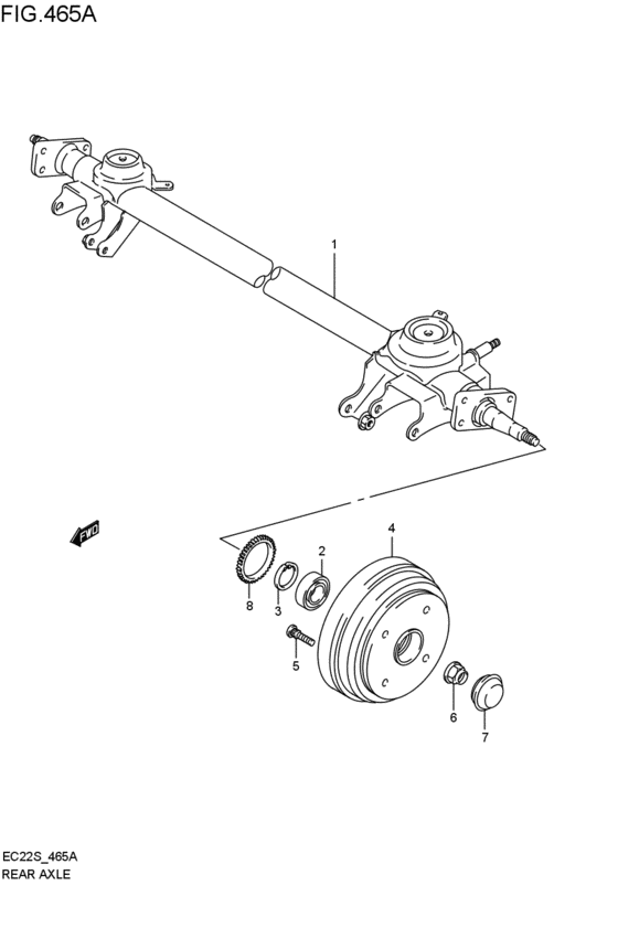 rear axle