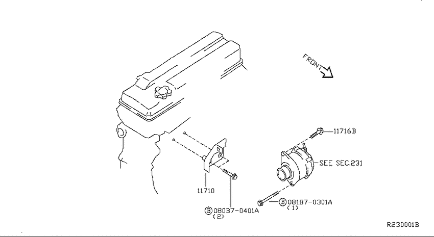 Alternator fitting