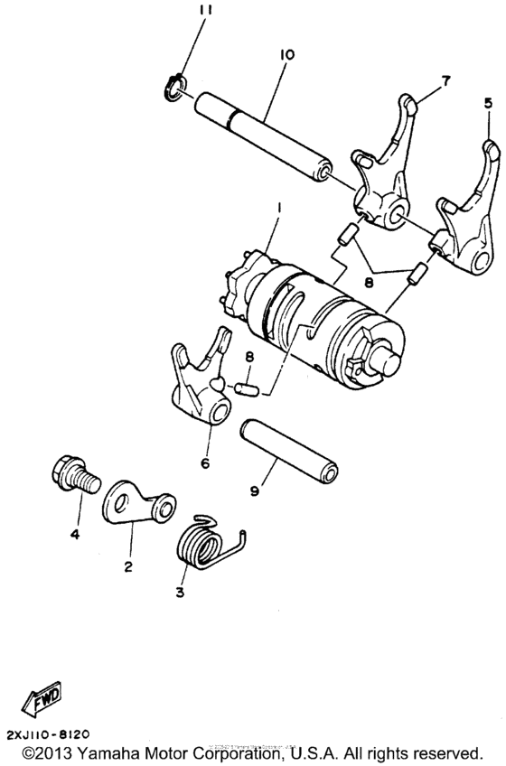 Shift Cam & Fork
