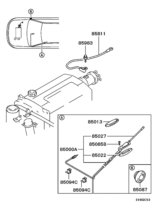 Antenna & condenser