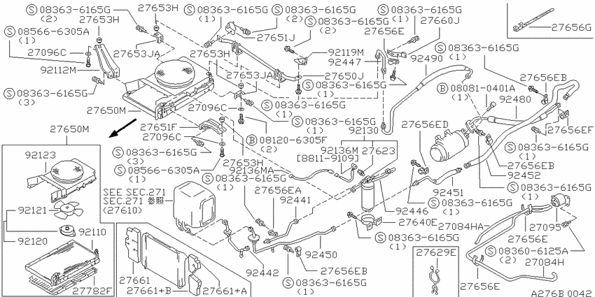 air conditioner (engine room)
