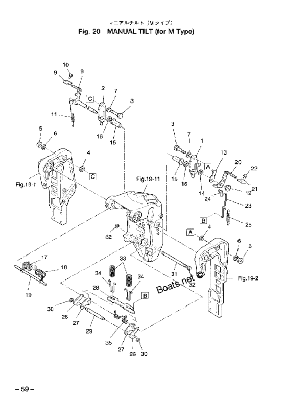 Manual tilt (for m type)