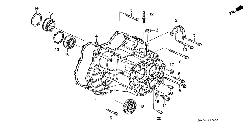 Transmission housing