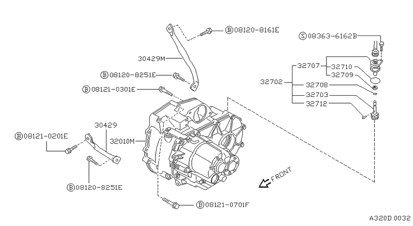 Manual transmission, transaxle & fitting
