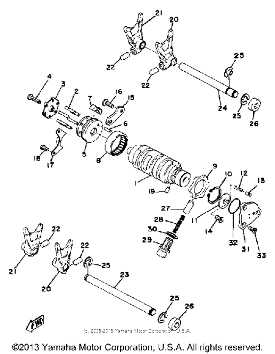 Shift shaft