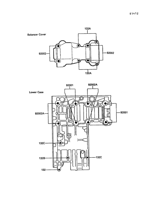 Crankcase bolt pattern
