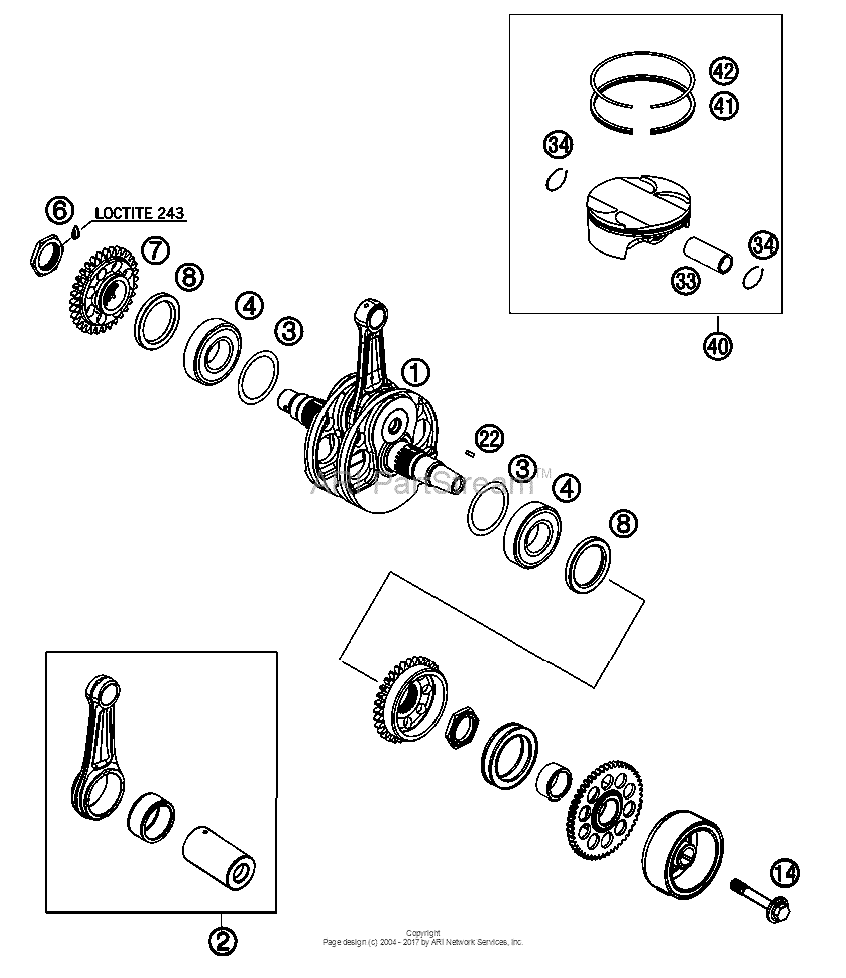 Crankshaft, Piston