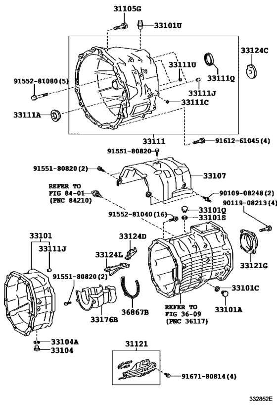 Clutch Housing & Transmission Case (Mtm)