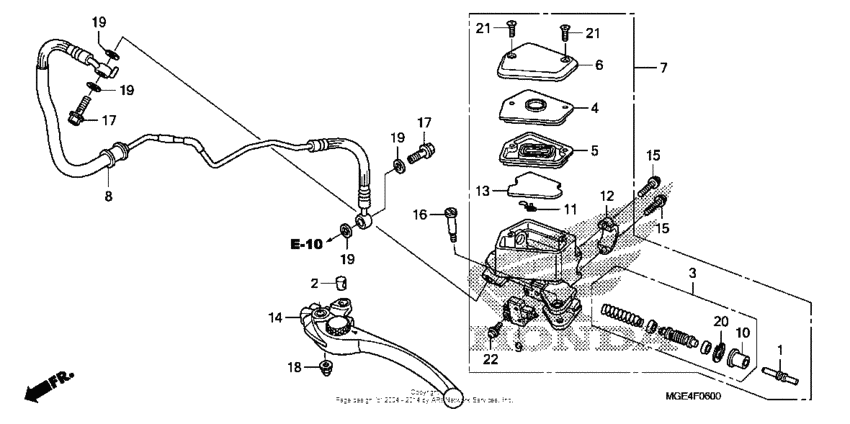 Clutch master cylinder