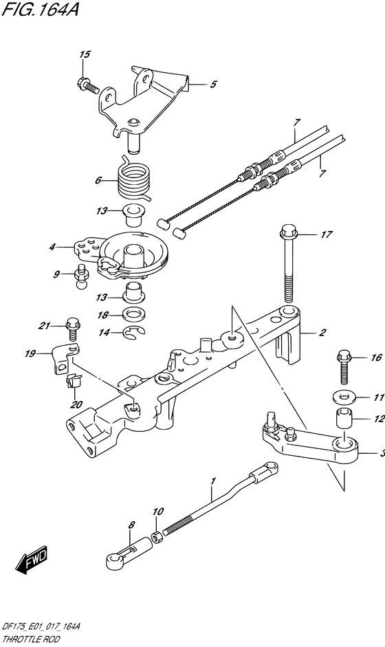 Throttle rod