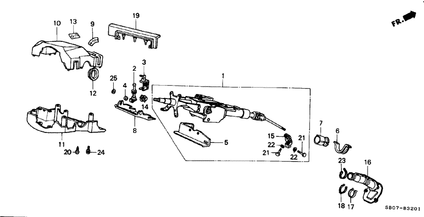 Steering column