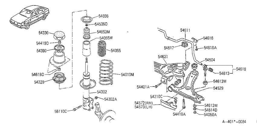 Front suspension