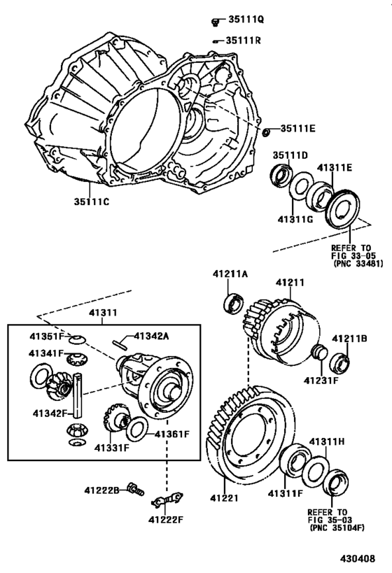 Front Axle Housing & Differential