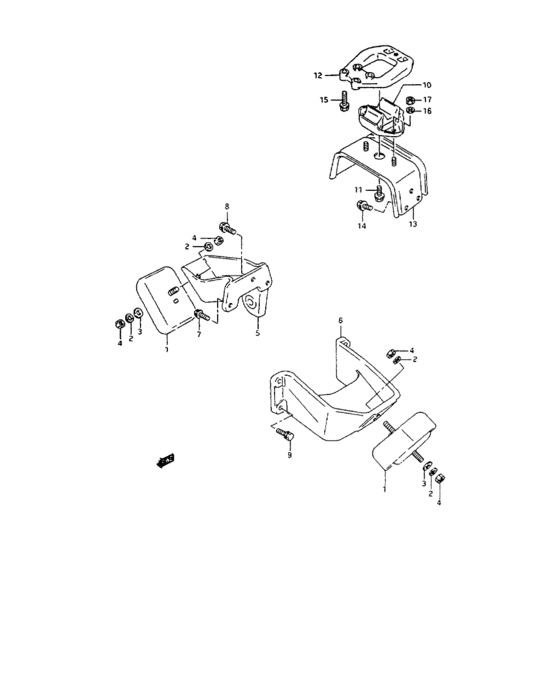 Engine mounting
