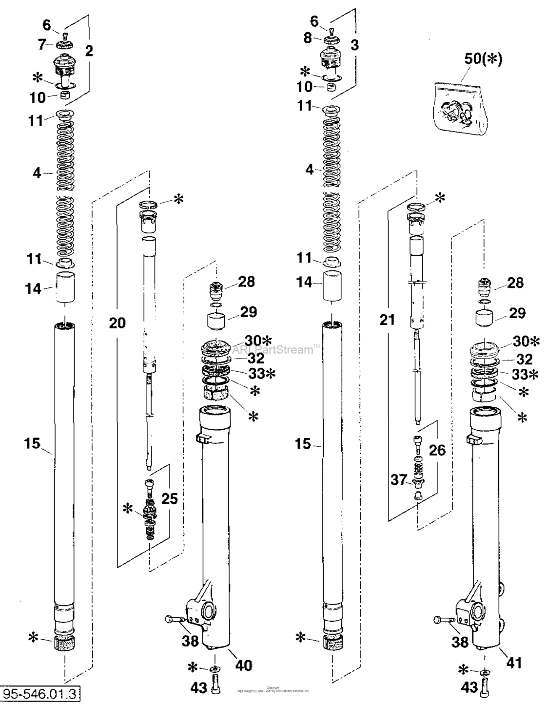 Front Fork Legs Marz.