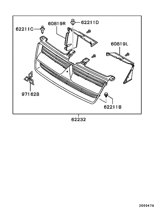 Radiator grille,headlamp bezel