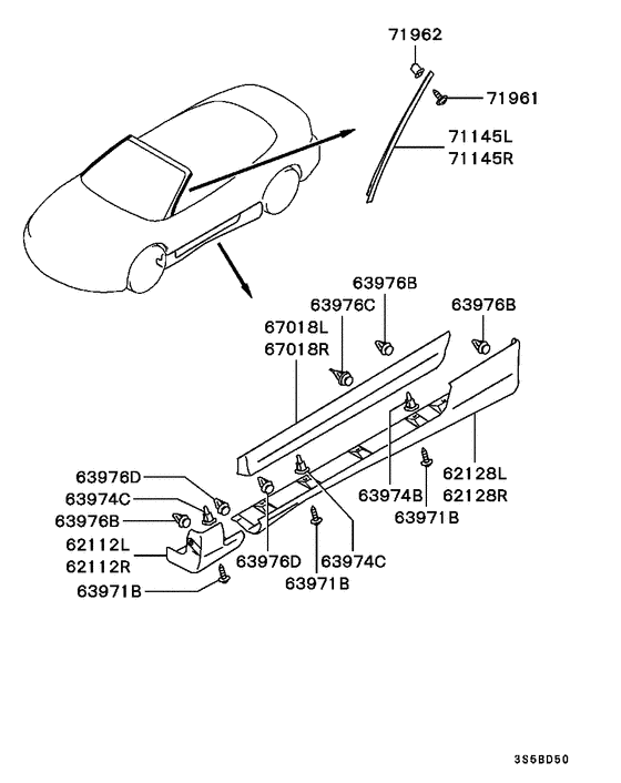 Side garnish & moulding