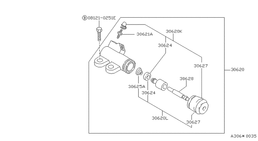 Clutch operating cylinder