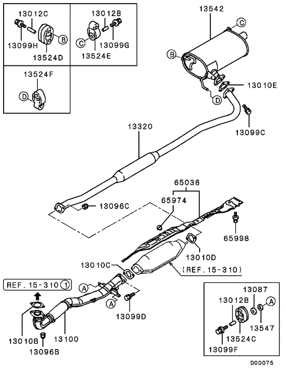 Exhaust pipe & muffler