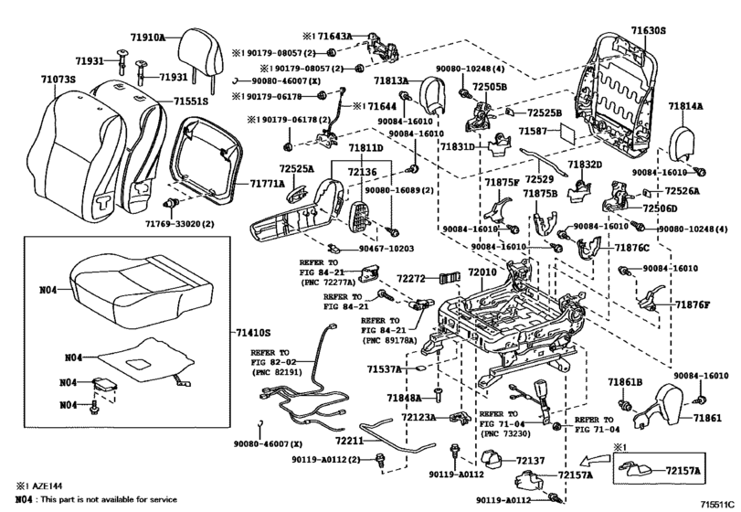 Front Seat & Seat Track