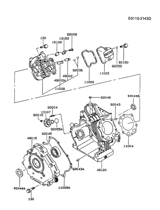 Cylinder/crankcase