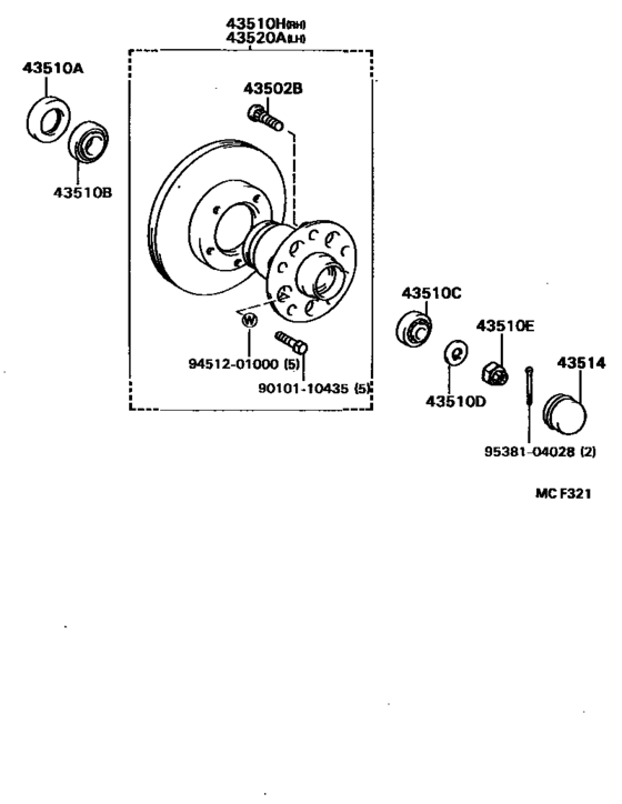 Front Axle Hub