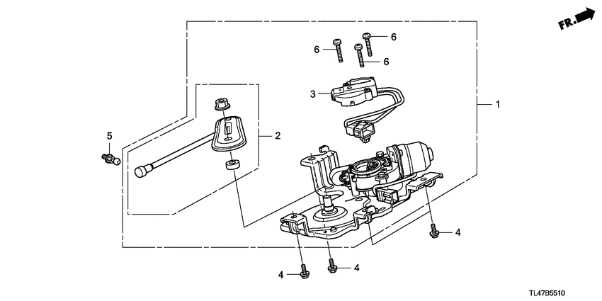 Power tailgate motor