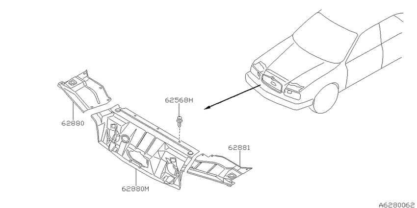 Front panel fitting