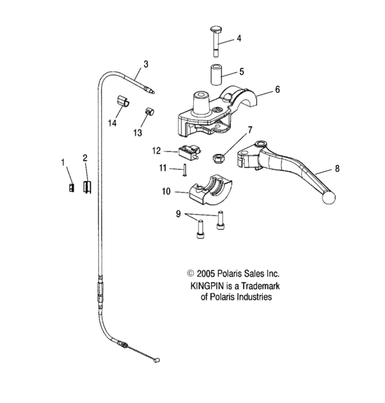 Steering, clutch lever asm.
