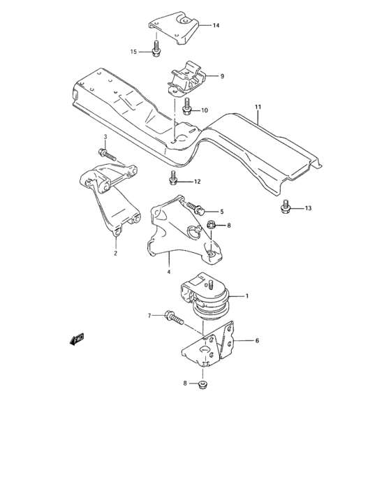 Engine mounting