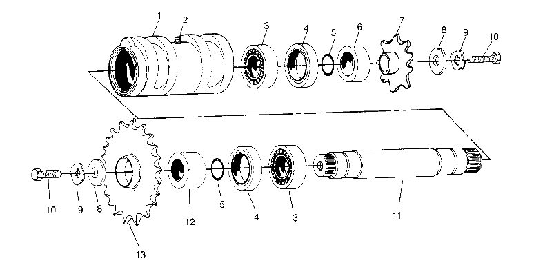Center tightener assembly
