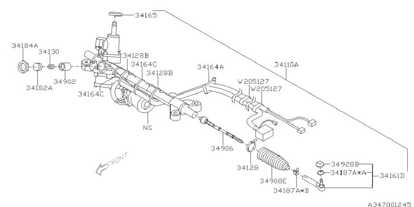 Power steering gear box