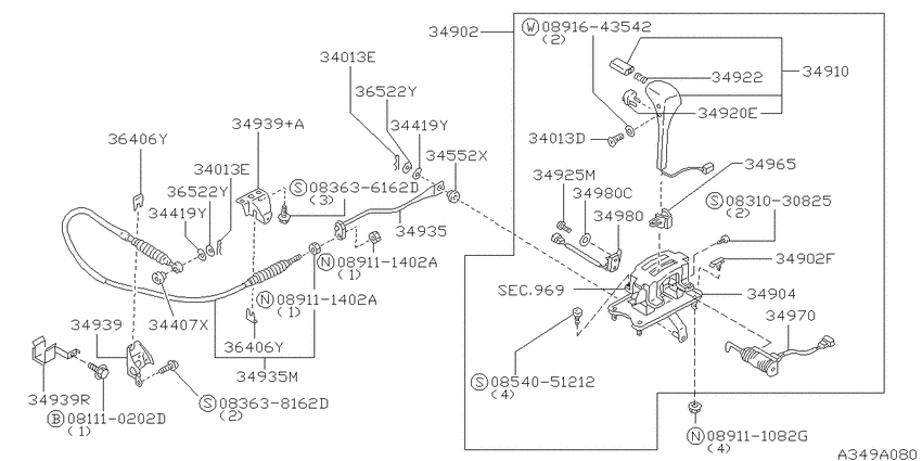 Auto transmission control device