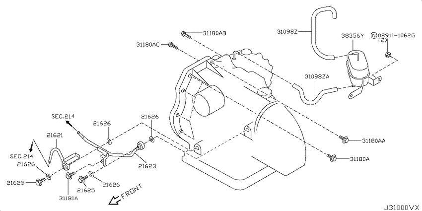 Auto transmission,transaxle & fitting