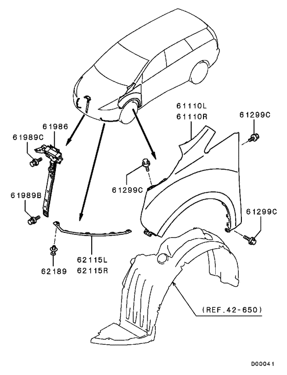 Fender & front end cover
