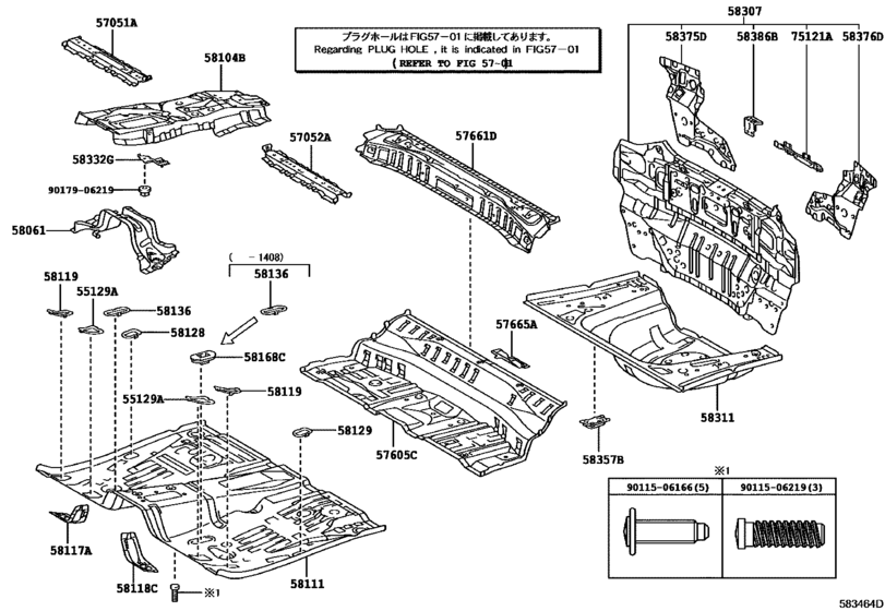 Floor Pan & Lower Back Panel