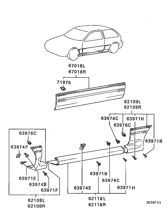 Side garnish & moulding