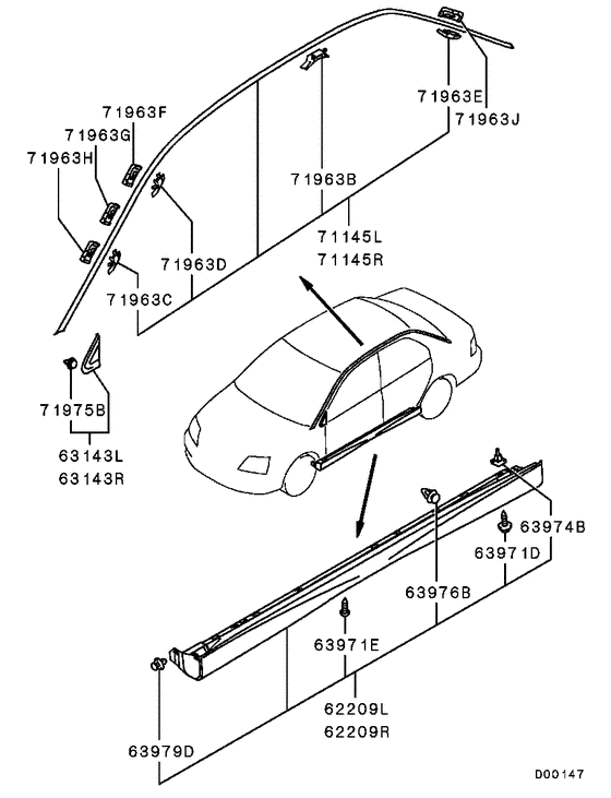 Side garnish & moulding