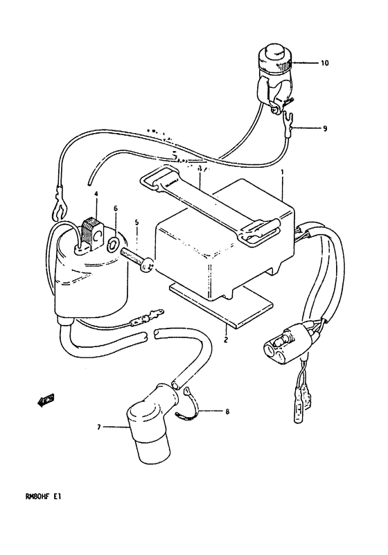 Cdi unit - ignition coil