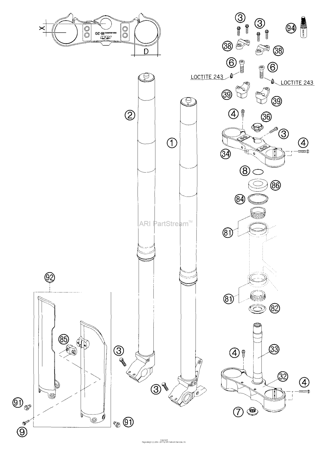 Front Fork Wp Usd 48