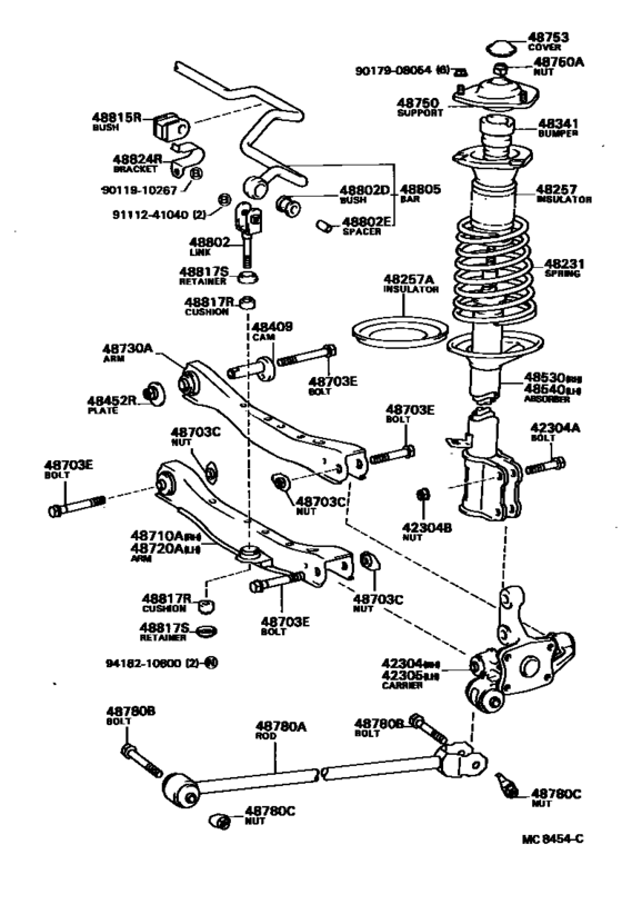 Rear Spring & Shock Absorber
