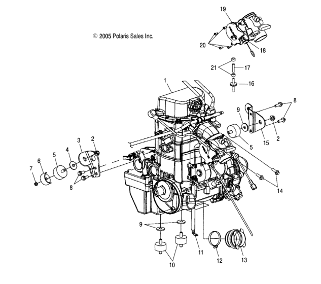 Engine mounting